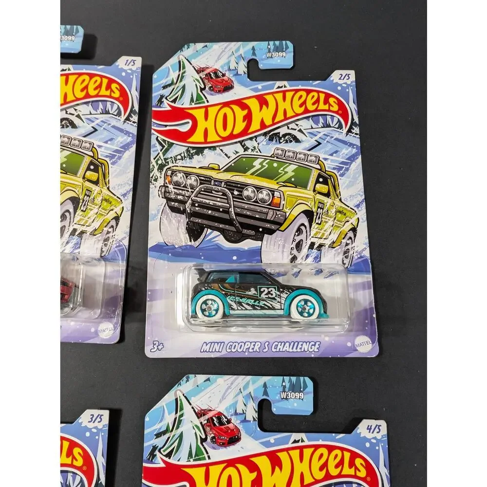 Hot Wheels 2023 Winter Series Lot 4 of 5 Lancer Subaru Mini Sealed  Description